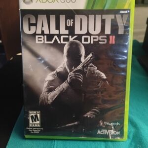 Call of Duty: Black Ops II for Xbox 360 - Black and Green Cover